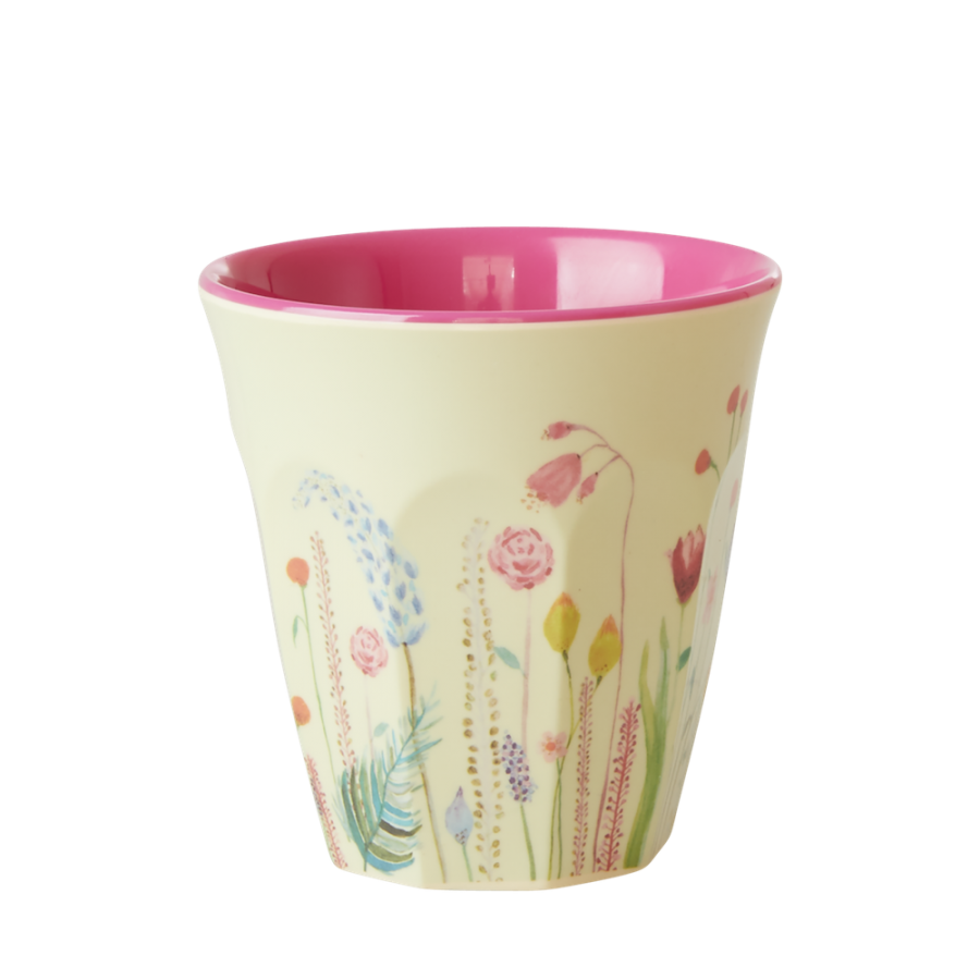 Summer Flower Print Melamine Cup By Rice DK